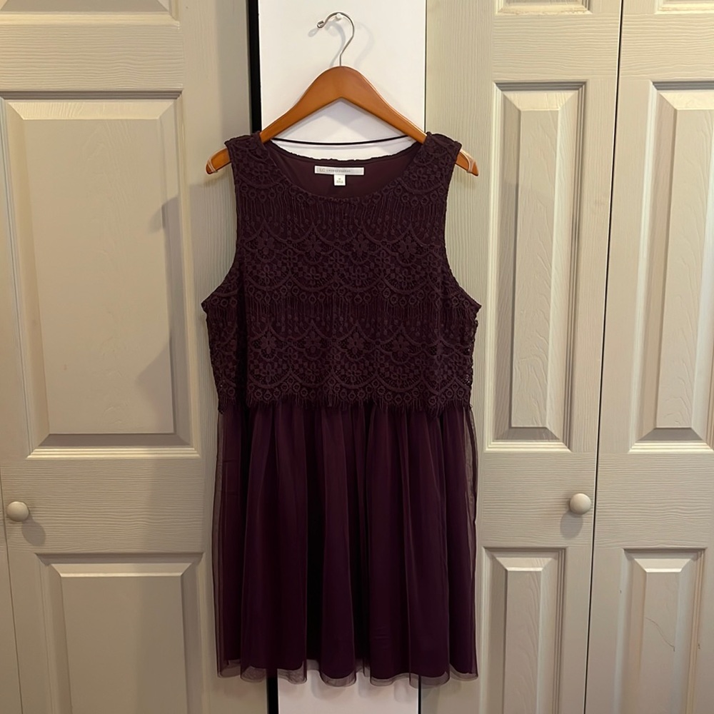 LC Lauren Conrad Lace & Tulle Dress